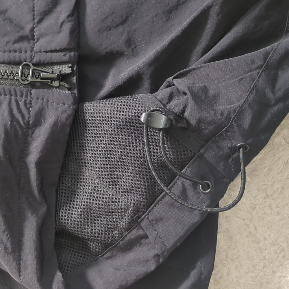 Danton π―π΅ Japan Hooded Windbreaker/Showerproof Jacket Medium Black - Picture 6 of 12